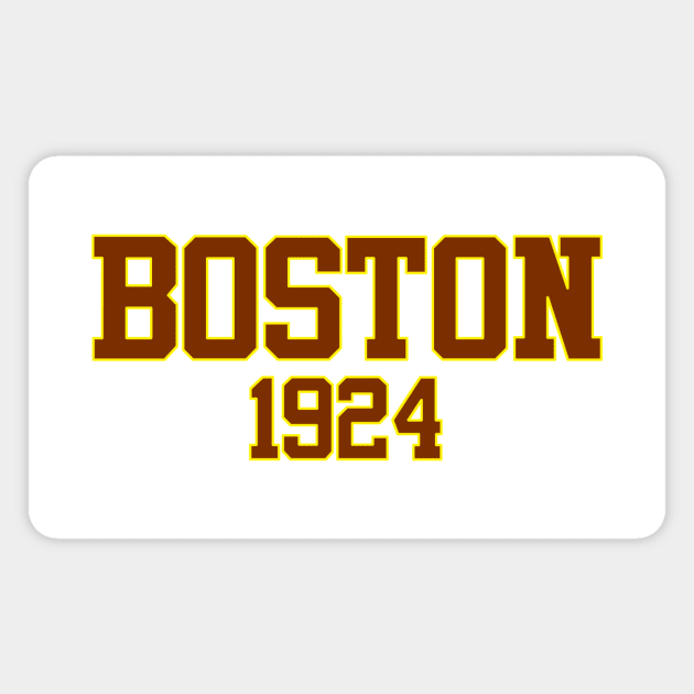 Boston 1924 (variant) Magnet by GloopTrekker